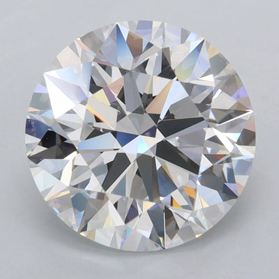 3.18 Carat Round Lab Diamond