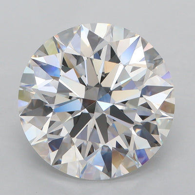 3.80 Carat Round Lab Diamond