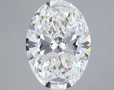 6.06 Carat Oval Lab Diamond