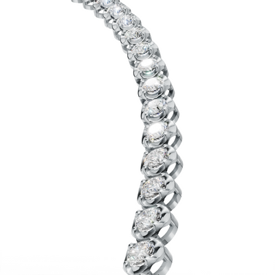 Graduation Necklace K14 White Gold 3ct
