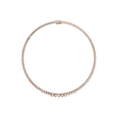 Graduation Necklace K18 Pink Gold 3ct