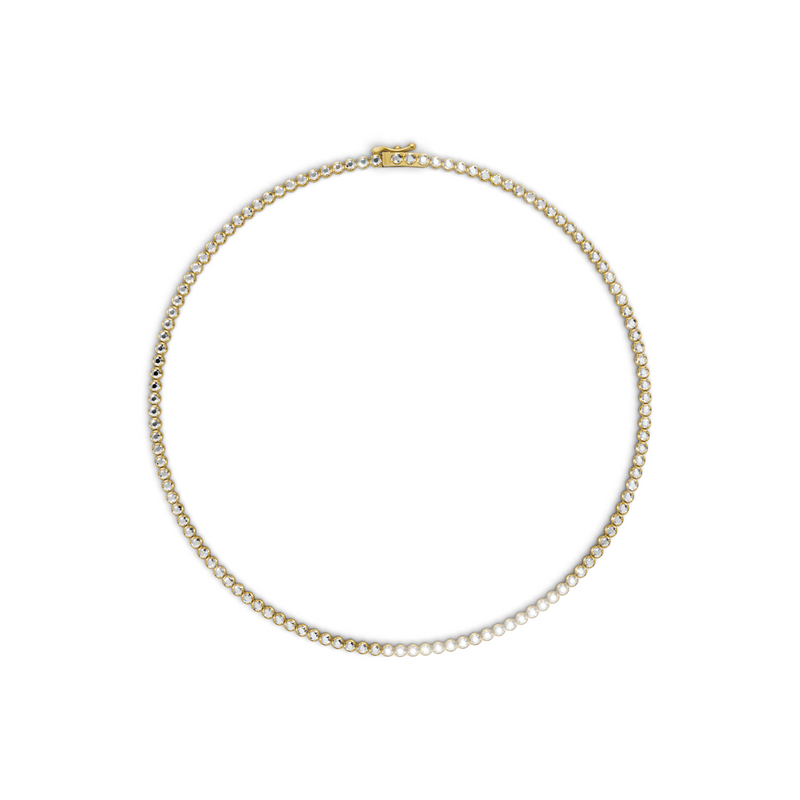 Tennis Necklace 45cm Crown