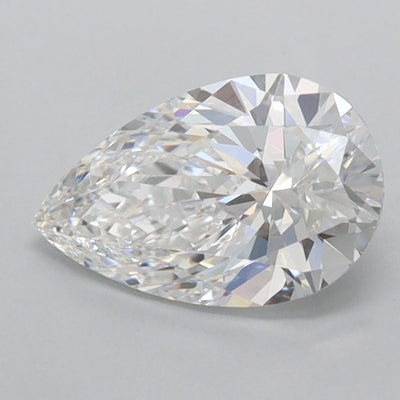 1.00 Carat Pear Lab Diamond