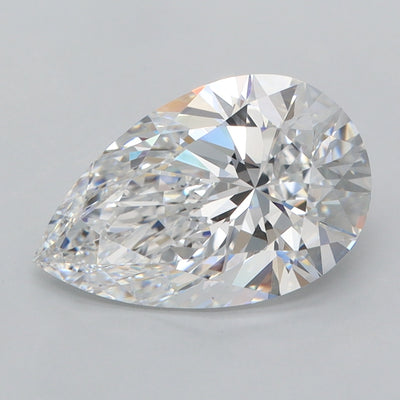 2.97 Carat Pear Lab Diamond