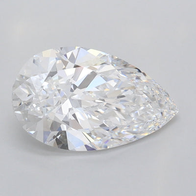 1.37 Carat Pear Lab Diamond