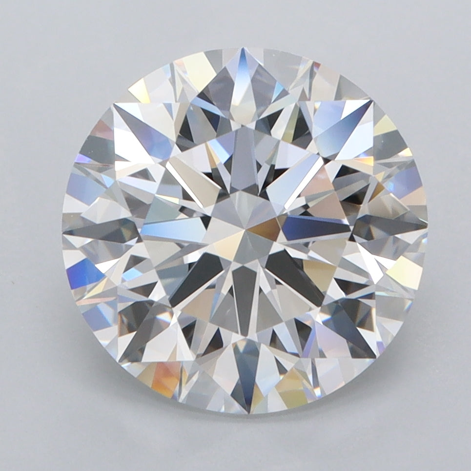 4.01 Carat Round Lab Diamond