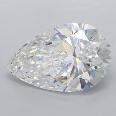 5.02 Carat Pear Lab Diamond