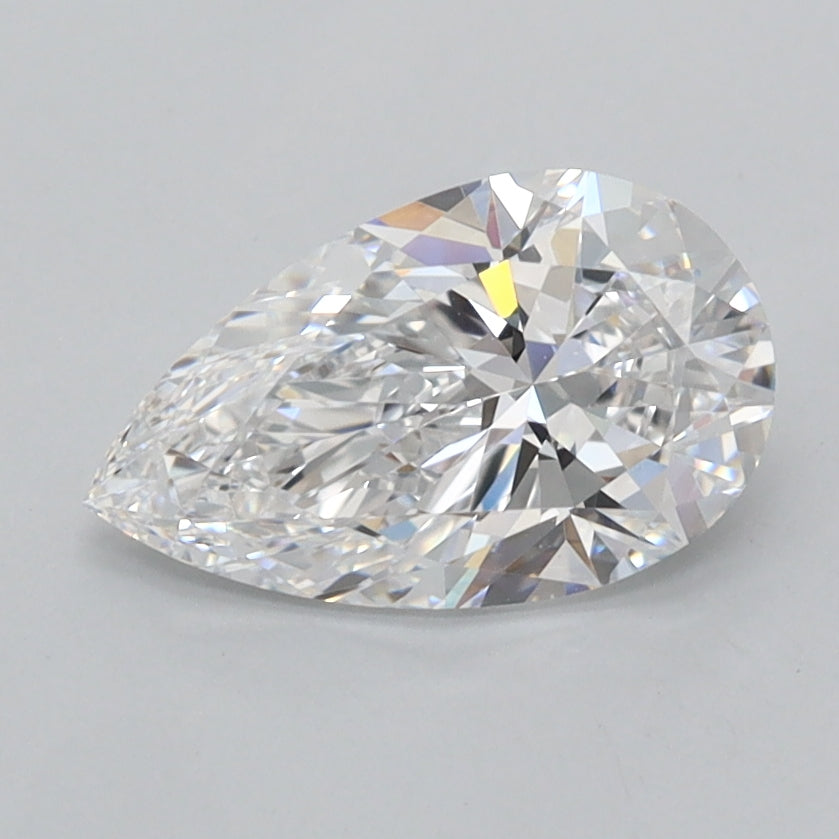 1.34 Carat Pear Lab Diamond