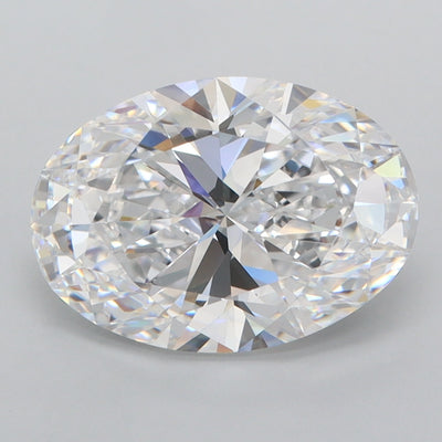 3.50 Carat Oval Lab Diamond