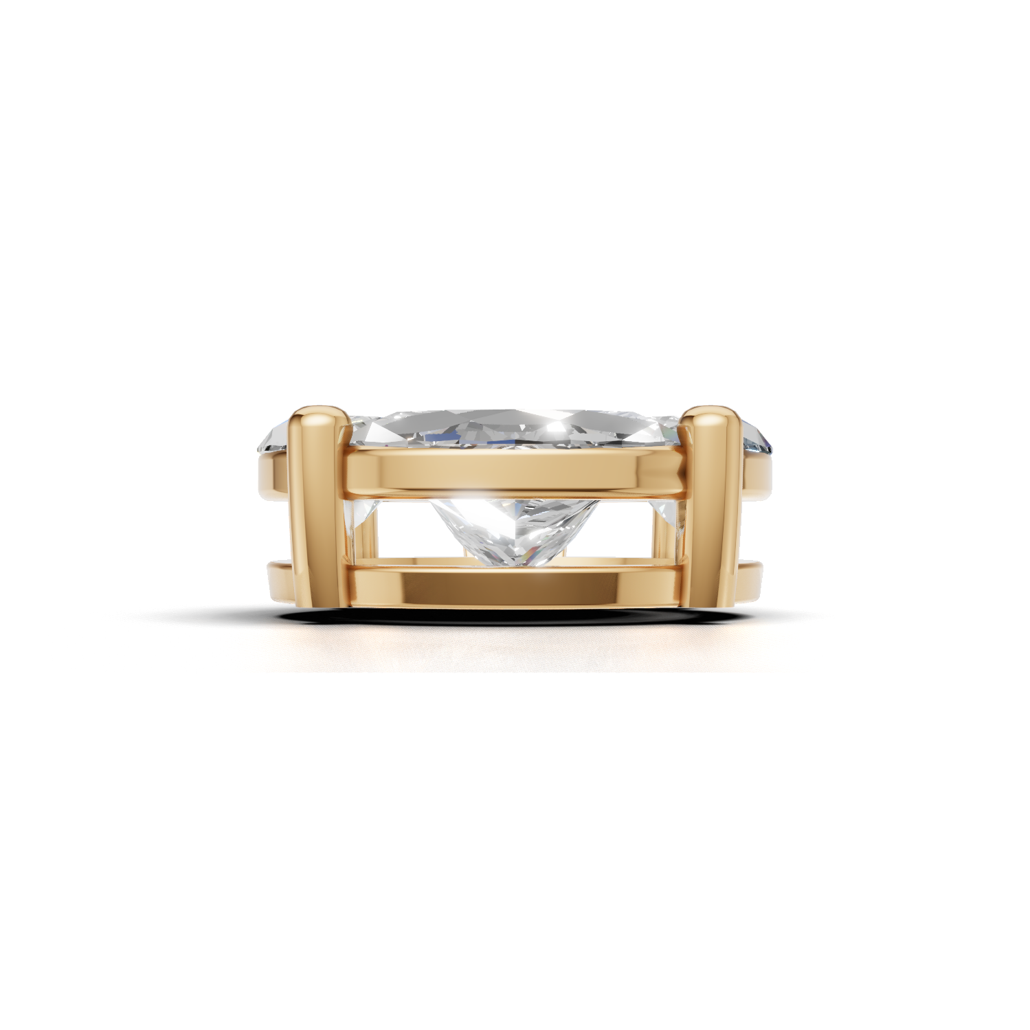 First Gen Pendant Normal K14 Yellow Gold 1.05ct