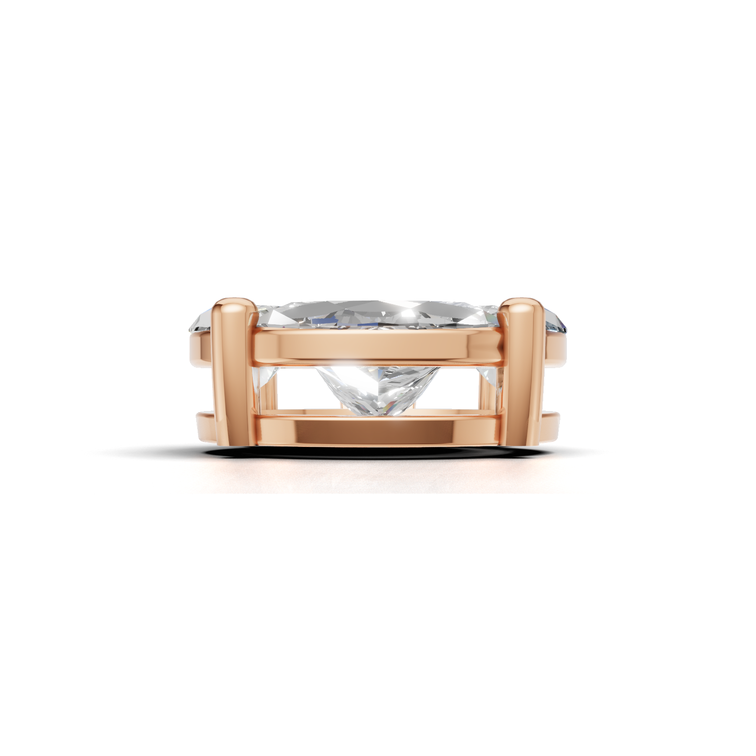 First Gen Pendant Normal K18 Pink Gold 1.05ct