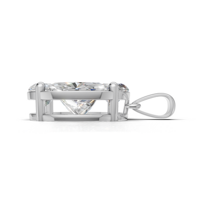 First Gen Pendant Normal K18 White Gold 1.05ct