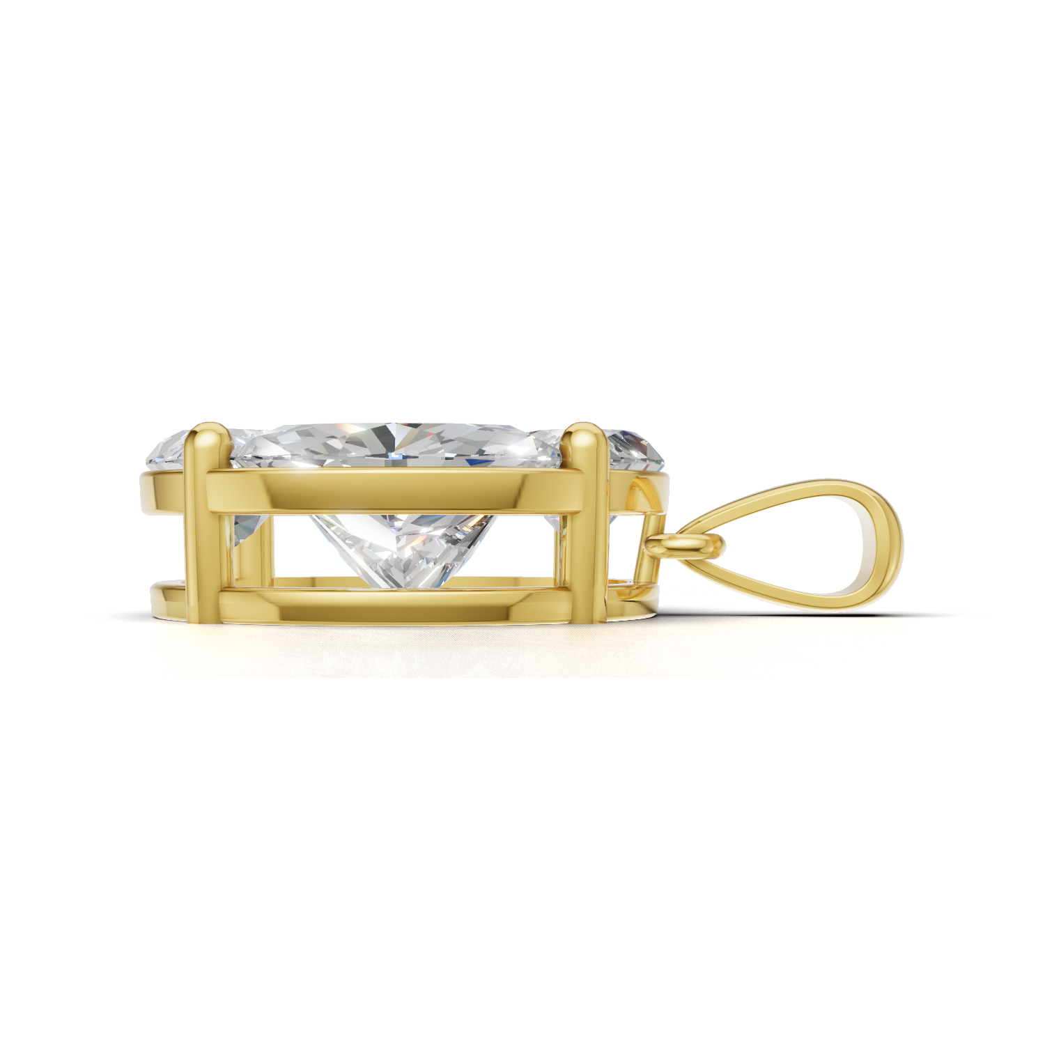 First Gen Pendant Normal K18 Yellow Gold 1.05ct