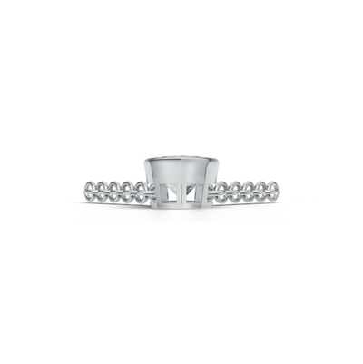 Pendant Marquise Bezel K14 White Gold 1ct