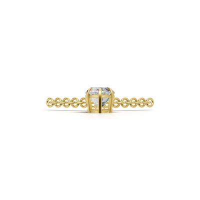 Pendant Marquise Solitaire 18k Yellow Gold 1ct