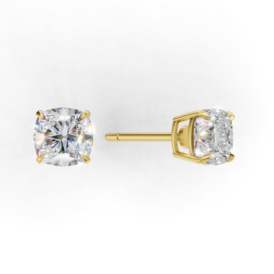 Pierce Cushion Solitaire 18k Yellow Gold 1ct