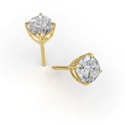 Pierce Cushion Solitaire 18k Yellow Gold 1ct