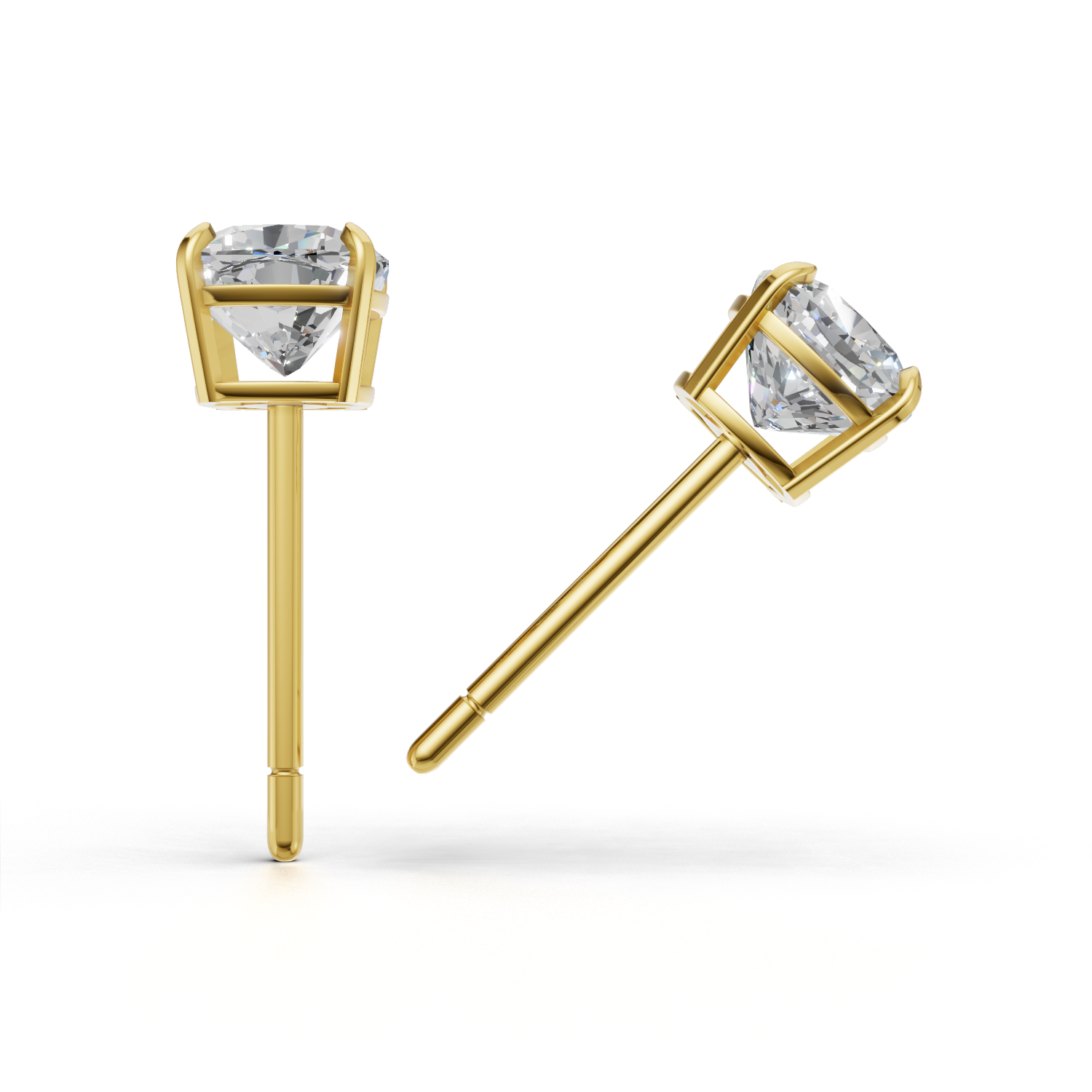 Pierce Cushion Solitaire 18k Yellow Gold 1ct