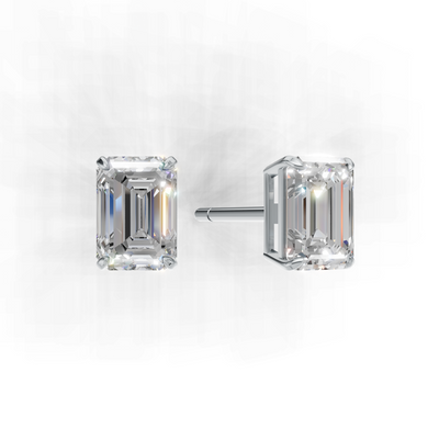 Pierce Emerald Solitaire K14 White Gold 1ct