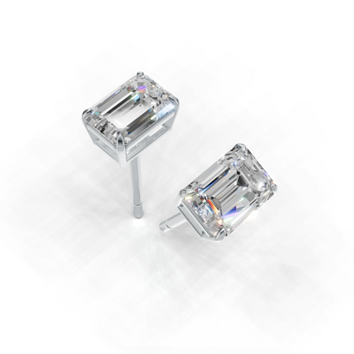 Pierce Emerald Solitaire K14 White Gold 1ct