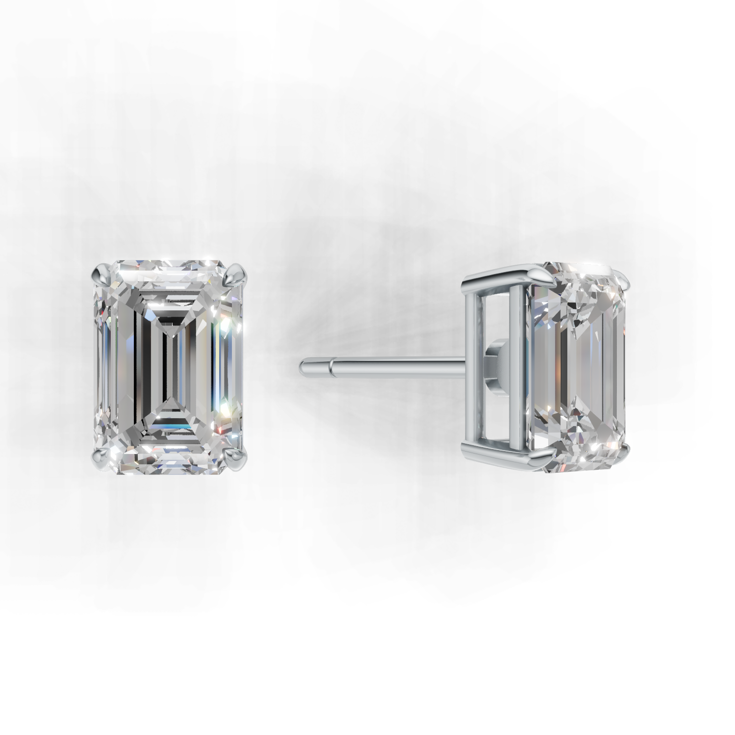Pierce Emerald Solitaire K14 White Gold 2ct