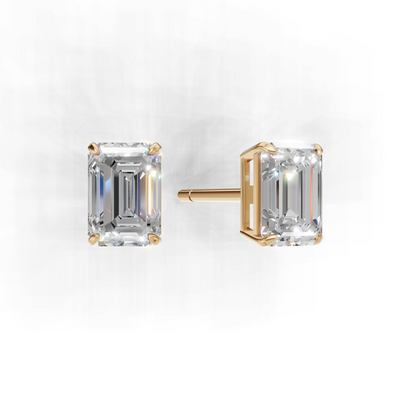 Pierce Emerald Solitaire K14 Yellow Gold 1ct