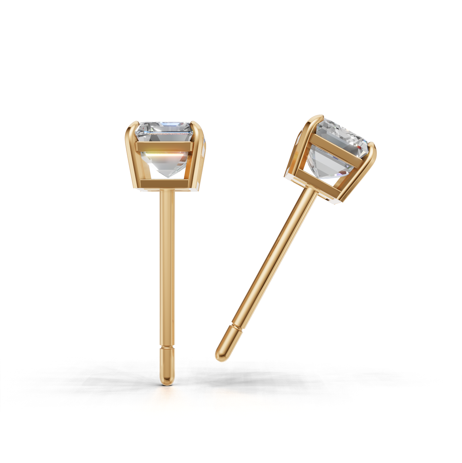 Pierce Emerald Solitaire K14 Yellow Gold 1ct