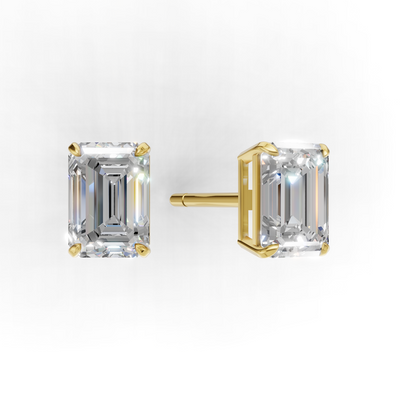 Pierce Emerald Solitaire 18k Yellow Gold 1ct