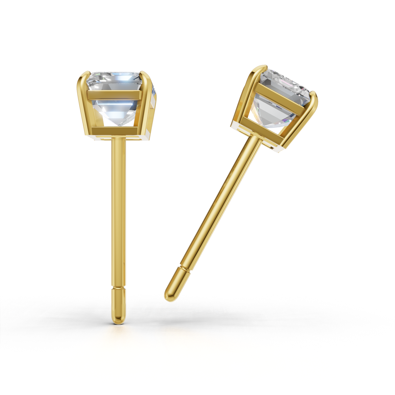 Pierce Emerald Solitaire 18k Yellow Gold 1ct
