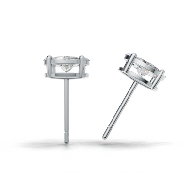 First Gen Pierce Normal K14 White Gold 1ct