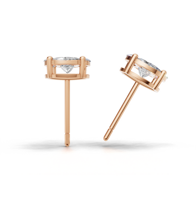 First Gen Pierce Normal K18 Pink Gold 1ct