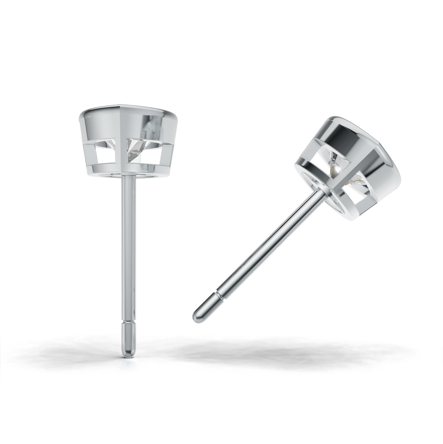 Pierce Marquise Bezel K14 White Gold 1ct