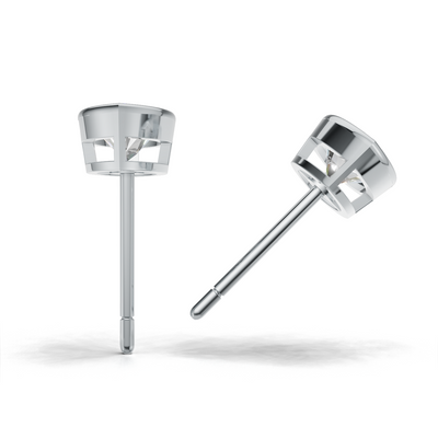 Pierce Marquise Bezel K14 White Gold 1ct