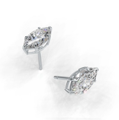 Pierce Marquise Solitaire K14 White Gold 1ct