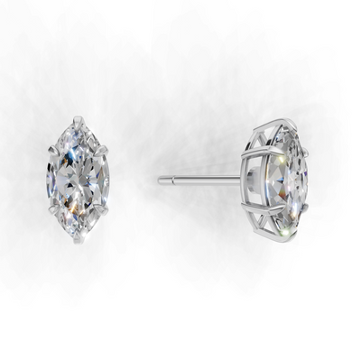 Pierce Marquise Solitaire 18k White Gold 1ct