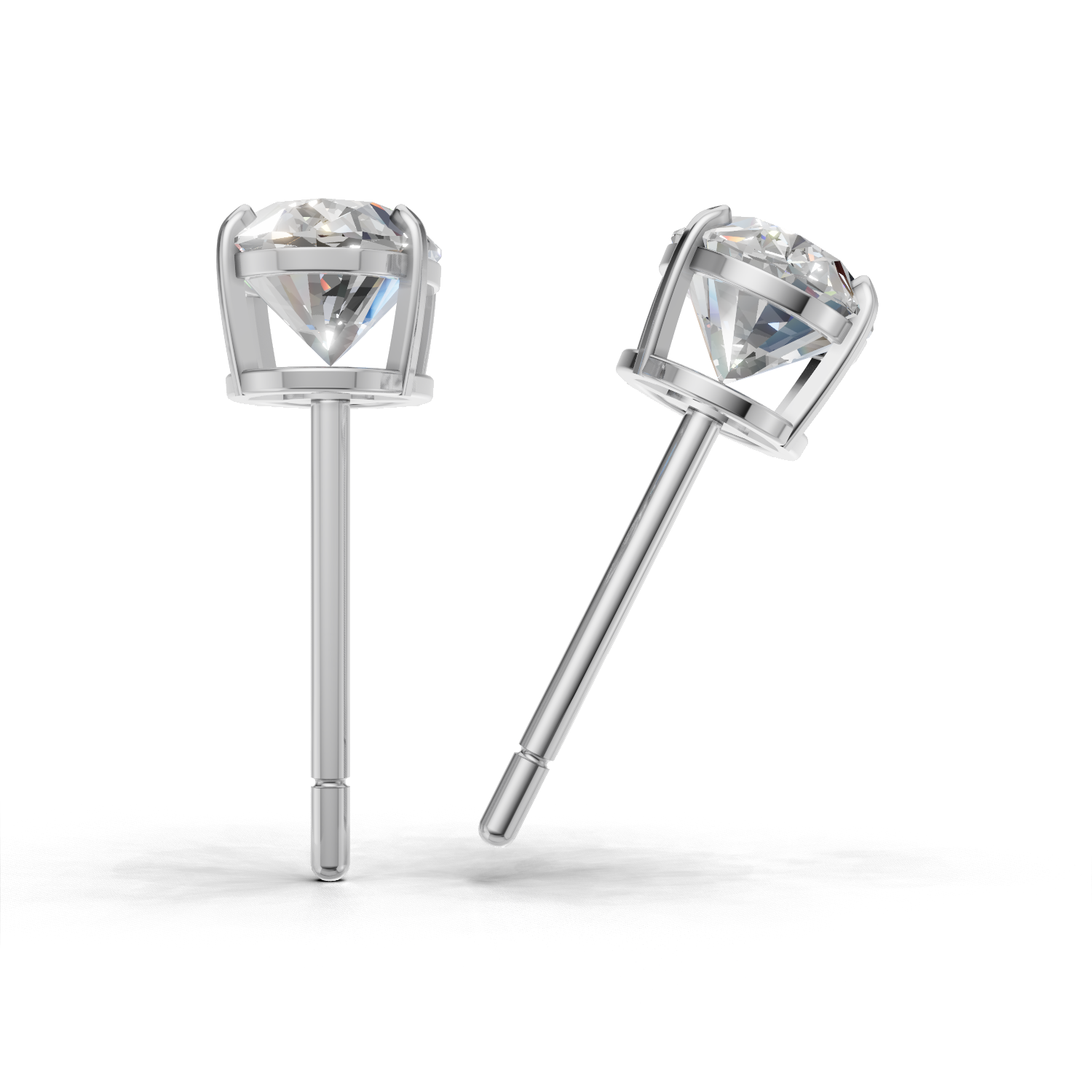 Pierce Oval Solitaire 18k White Gold 1ct