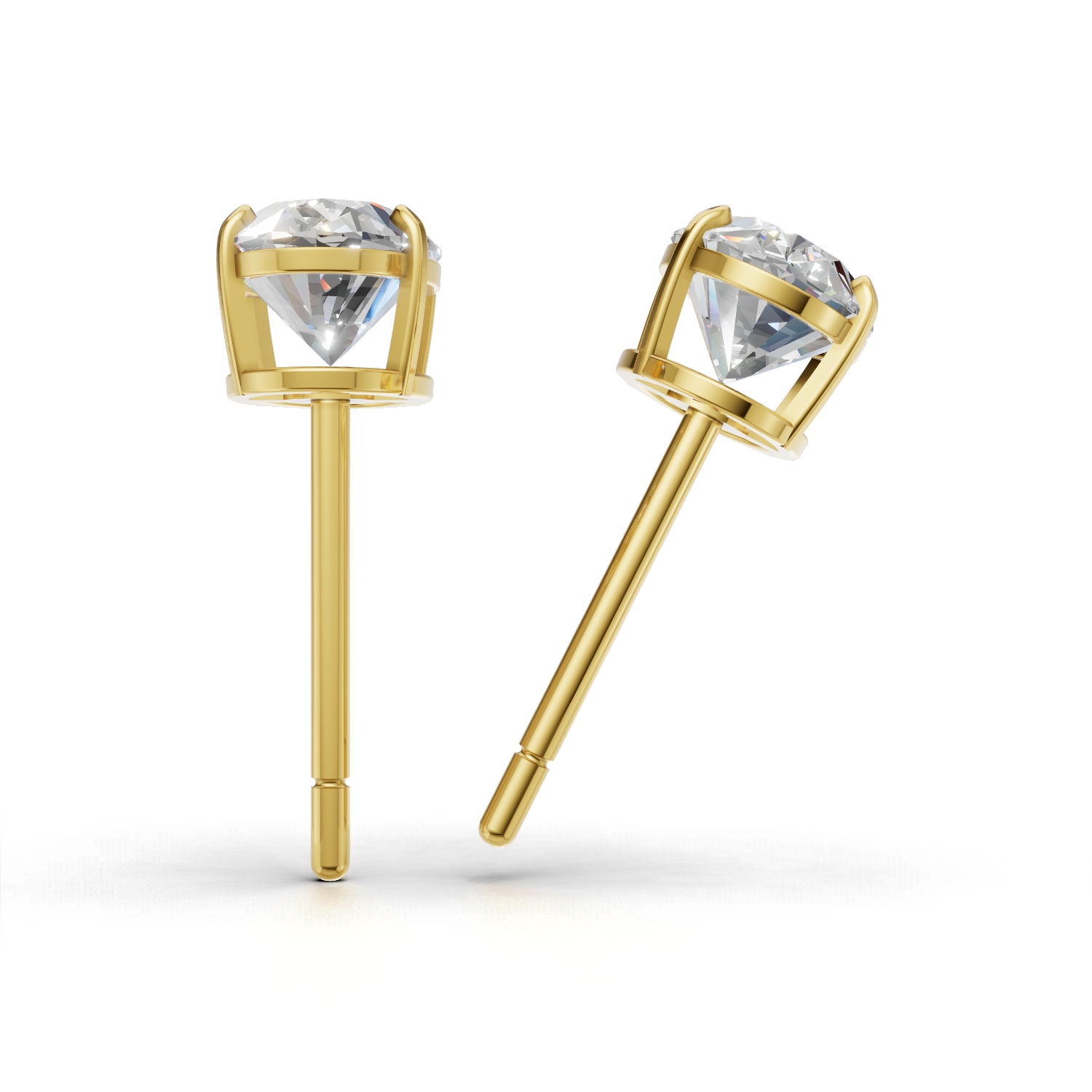 Pierce Oval Solitaire 18k Yellow Gold 1ct