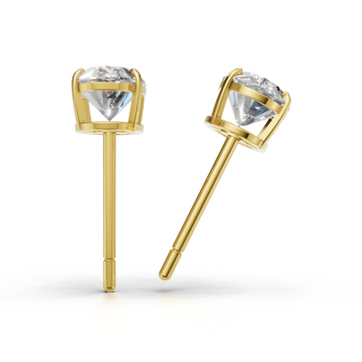 Pierce Oval Solitaire 18k Yellow Gold 1ct
