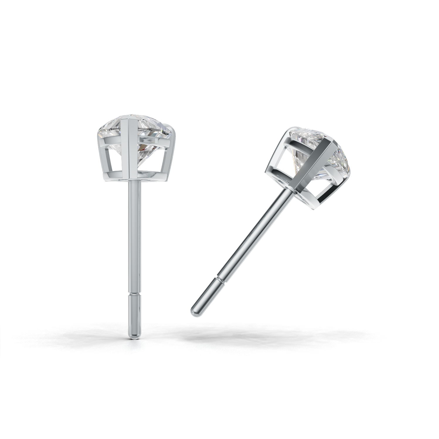 Pierce Pear Solitaire K14 White Gold 1ct
