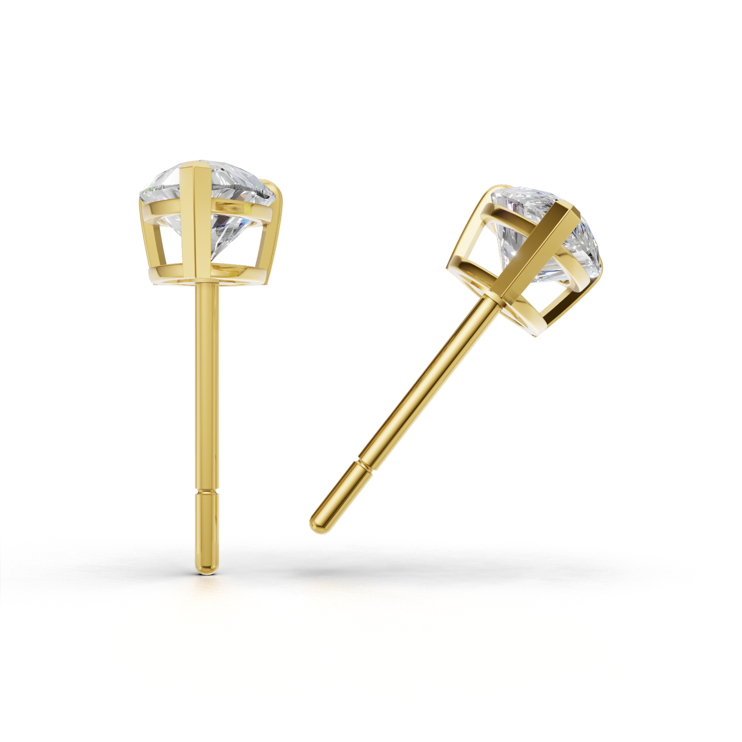 Pierce Pear Solitaire 18k Yellow Gold 1ct