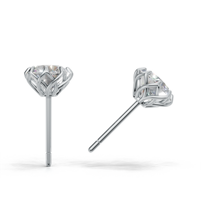 Portuguese Cut Pierce Solitaire K14 White Gold 2ct