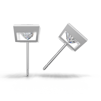 Pierce Princess Bezel K18 White Gold 1ct