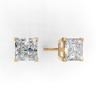 Pierce Princess Solitaire K14 Yellow Gold 1ct