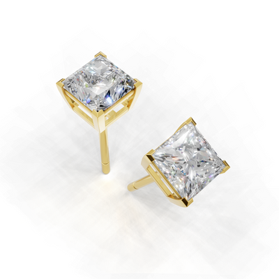 Pierce Princess Solitaire K18 Yellow Gold 1ct