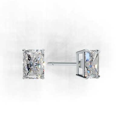 Pierce Radiant Solitaire K14 White Gold 1ct