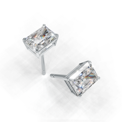 Pierce Radiant Solitaire K14 White Gold 1ct