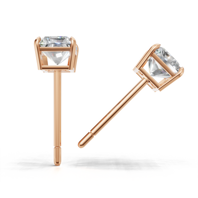 Pierce Radiant Solitaire K18 Pink Gold 1ct