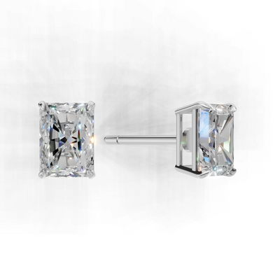 Pierce Radiant Solitaire 18k White Gold 1ct
