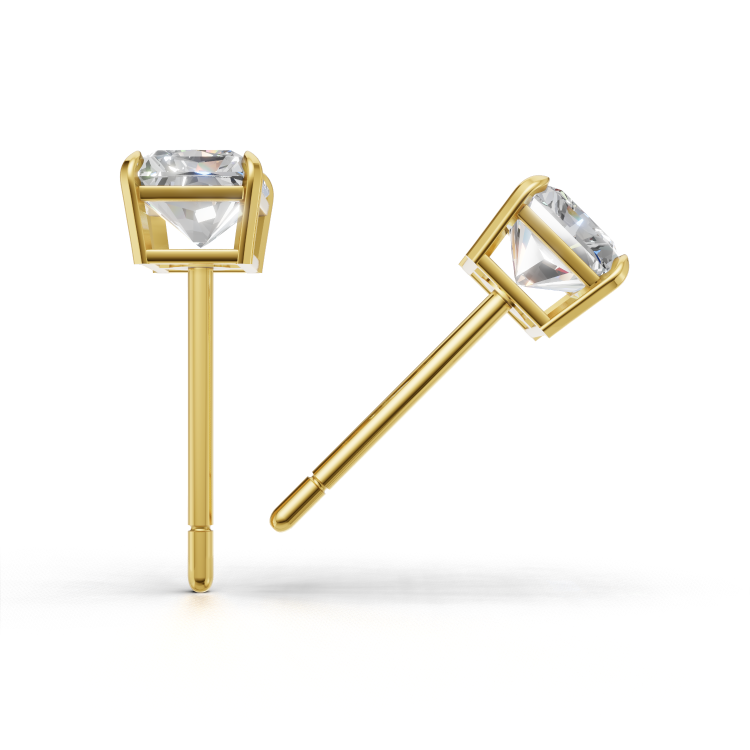 Pierce Radiant Solitaire 18k Yellow Gold 1ct