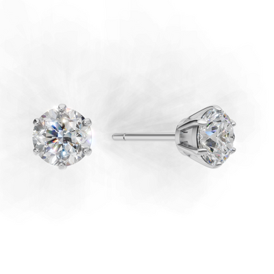 Pierce Round Solitaire 18k White Gold 1ct